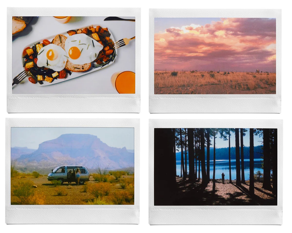 Приклади широких знімків Fujifilm INSTAX Wide з класичною білою рамкою
